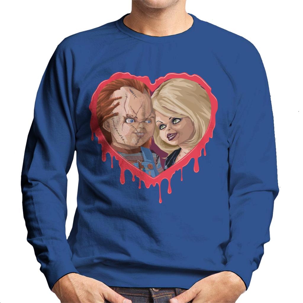 Chucky Tiffany Valentine Modern Love Men's Sweatshirt-ALL + EVERY