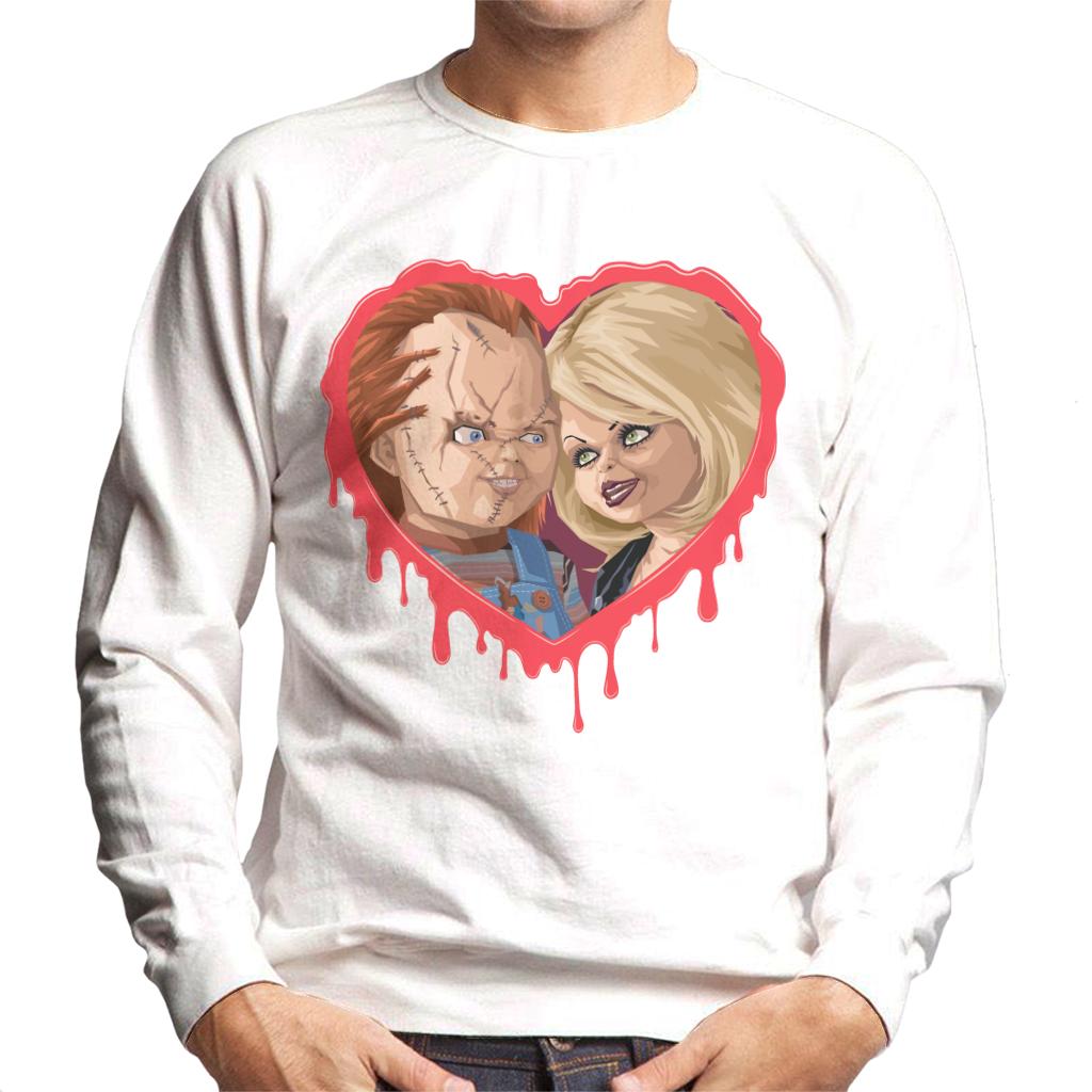 Chucky Tiffany Valentine Modern Love Men's Sweatshirt-ALL + EVERY