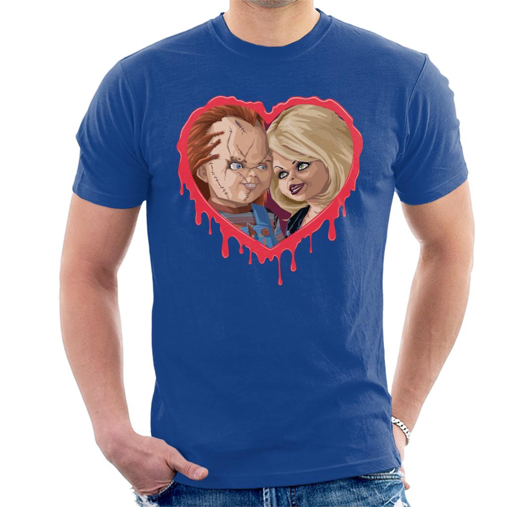 Chucky Tiffany Valentine Modern Love Men's T-Shirt-ALL + EVERY