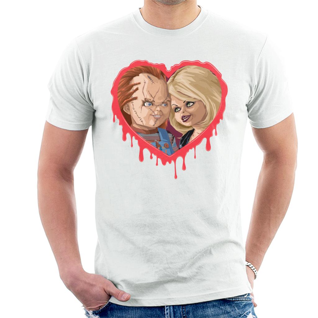 Chucky Tiffany Valentine Modern Love Men's T-Shirt-ALL + EVERY