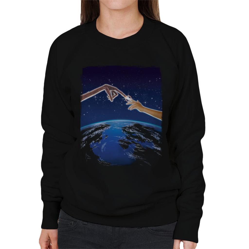 E.T. Earth Movie Poster Women's Sweatshirt-ALL + EVERY