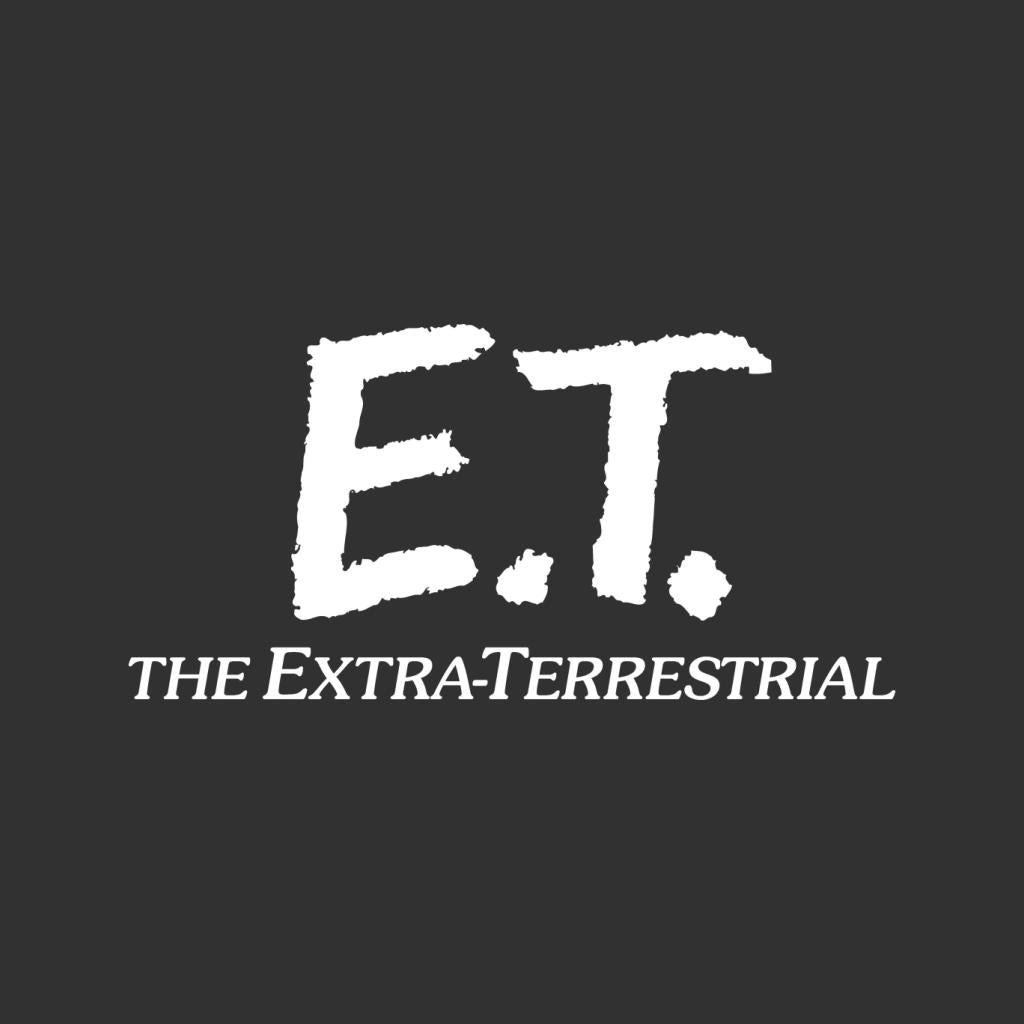 E.T. Retro Text Logo Men's T-Shirt-ALL + EVERY