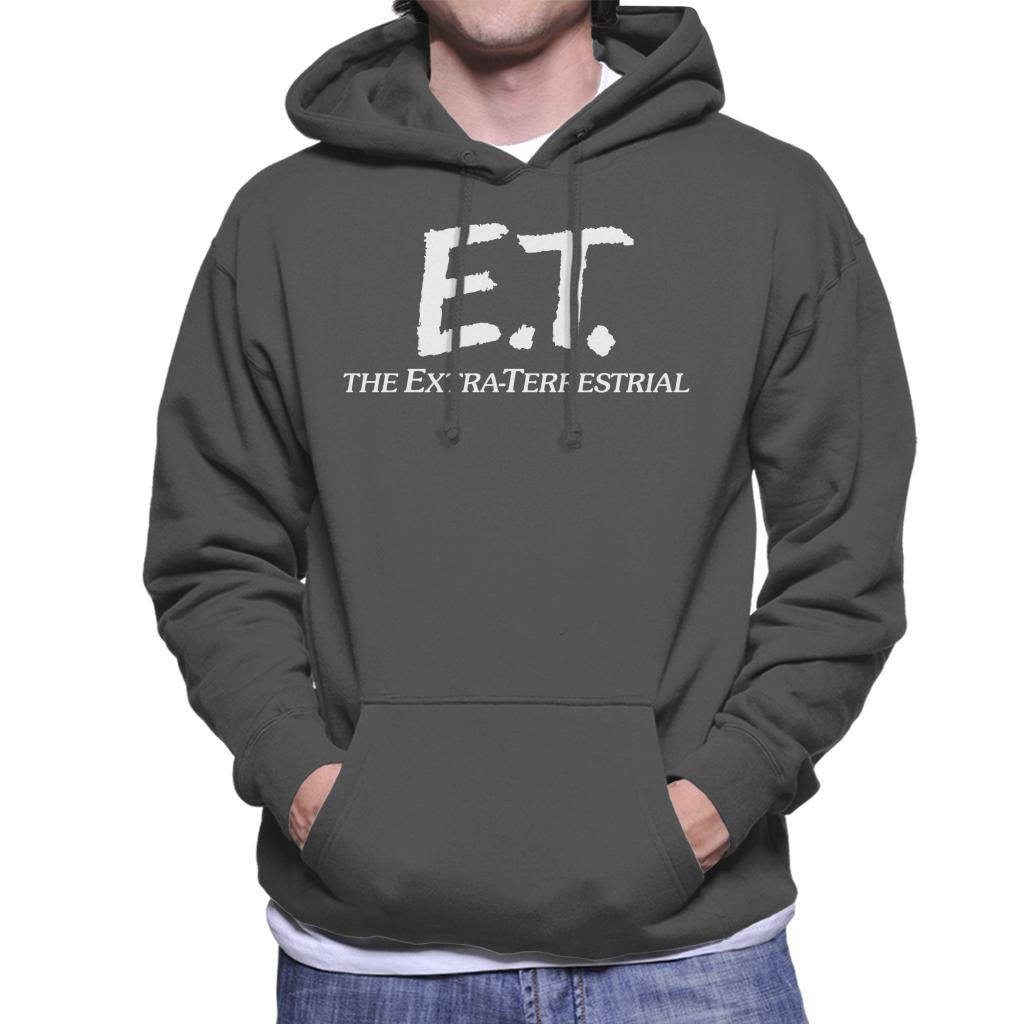 E.T. Retro Text Logo Men's Hooded Sweatshirt-ALL + EVERY