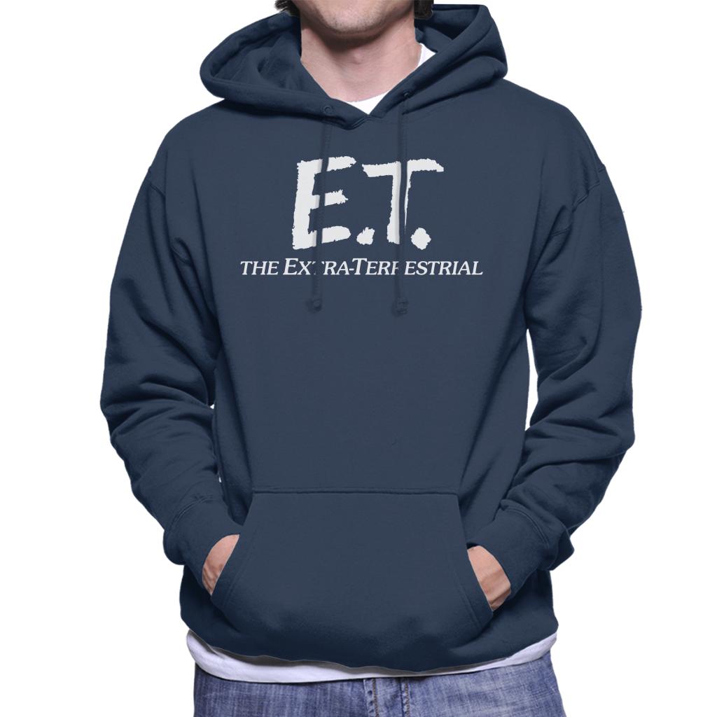 E.T. Retro Text Logo Men's Hooded Sweatshirt-ALL + EVERY