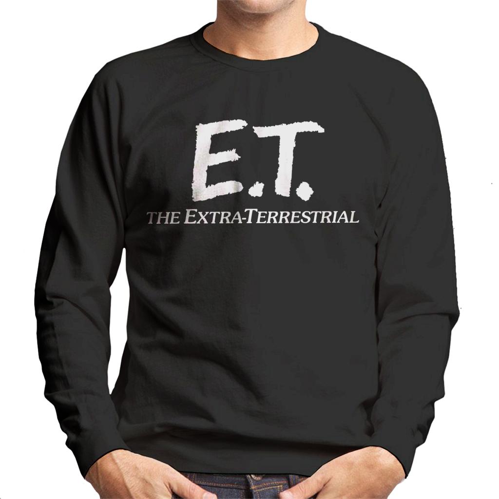 E.T. Retro Text Logo Men's Sweatshirt-ALL + EVERY