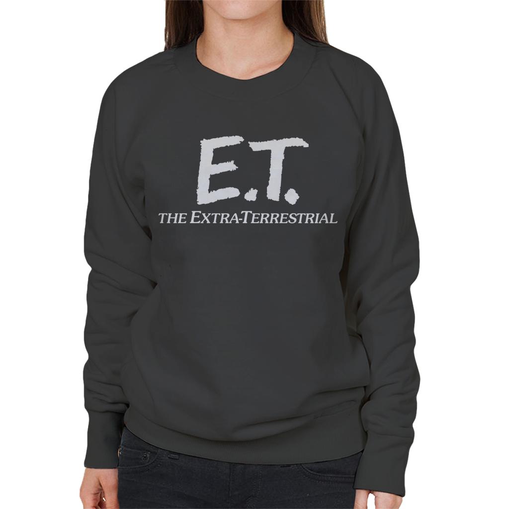 E.T. Retro Text Logo Women's Sweatshirt-ALL + EVERY