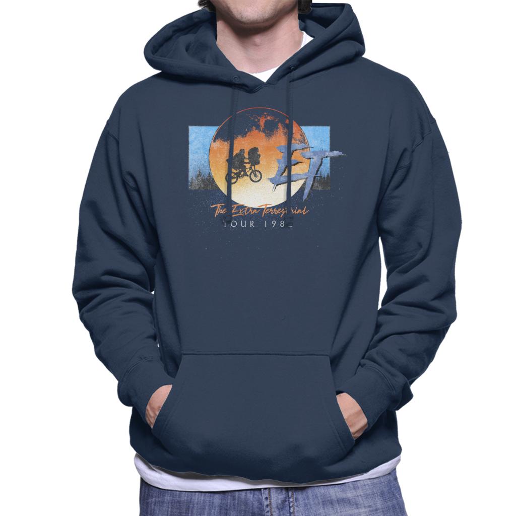 E.T. The Extra Terrestrial Tour 1982 Classic Shot Men's Hooded Sweatshirt-ALL + EVERY