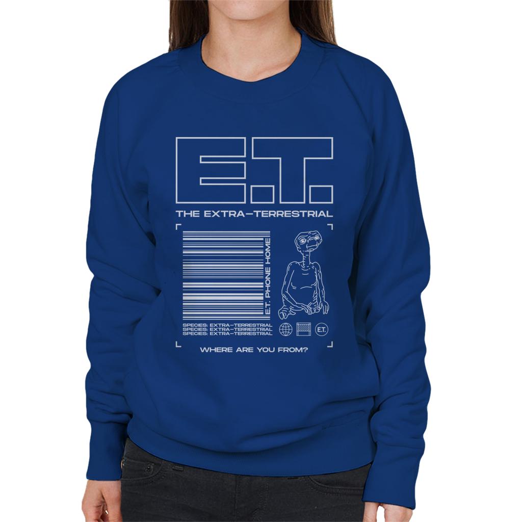 E.T. The Extra Terrestrial Where Are You From Women's Sweatshirt-ALL + EVERY