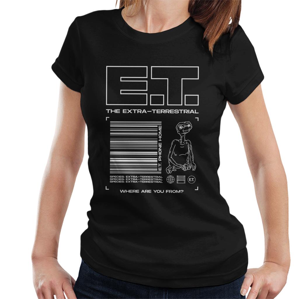 E.T. The Extra Terrestrial Where Are You From Women's T-Shirt-ALL + EVERY