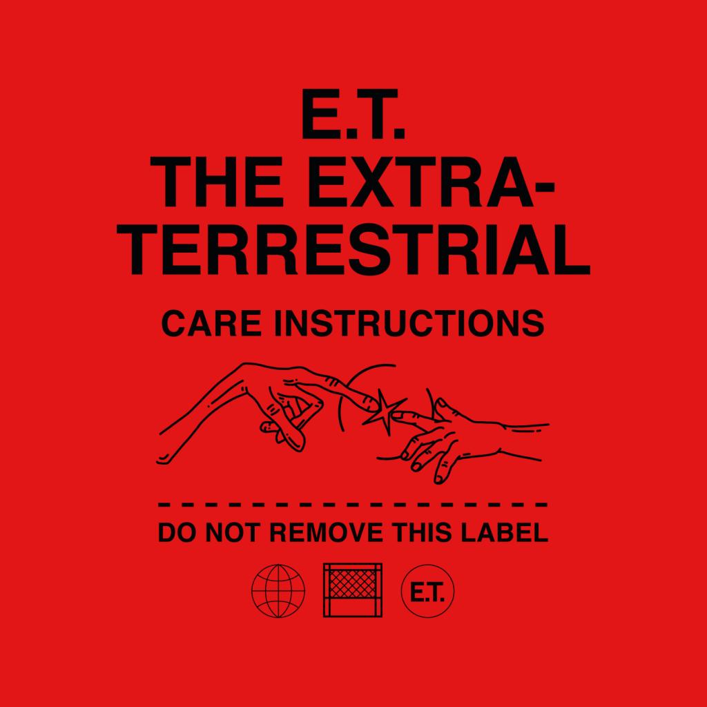 E.T. The Extra Terrestrial Care Instructions Women's Sweatshirt-ALL + EVERY