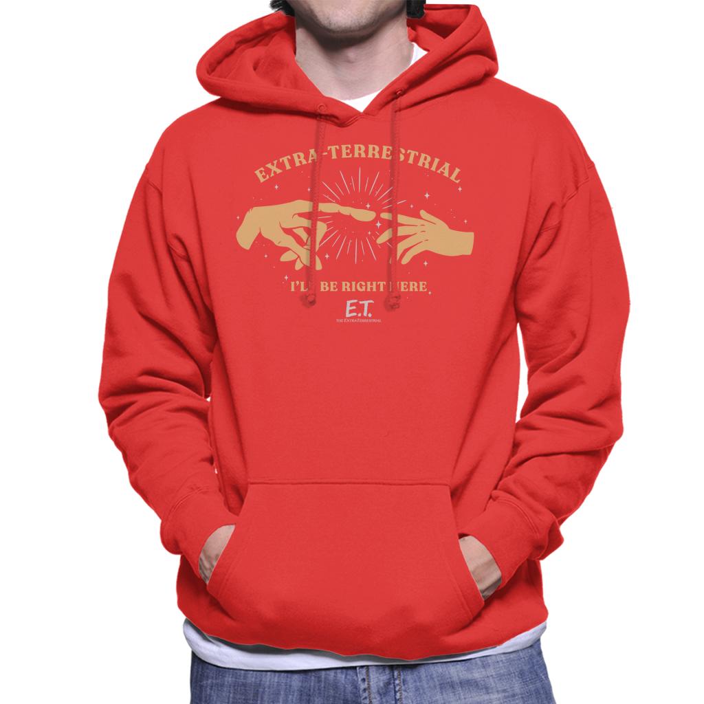 E.T. The Extra Terrestrial Ill Be Right Here Men's Hooded Sweatshirt-ALL + EVERY