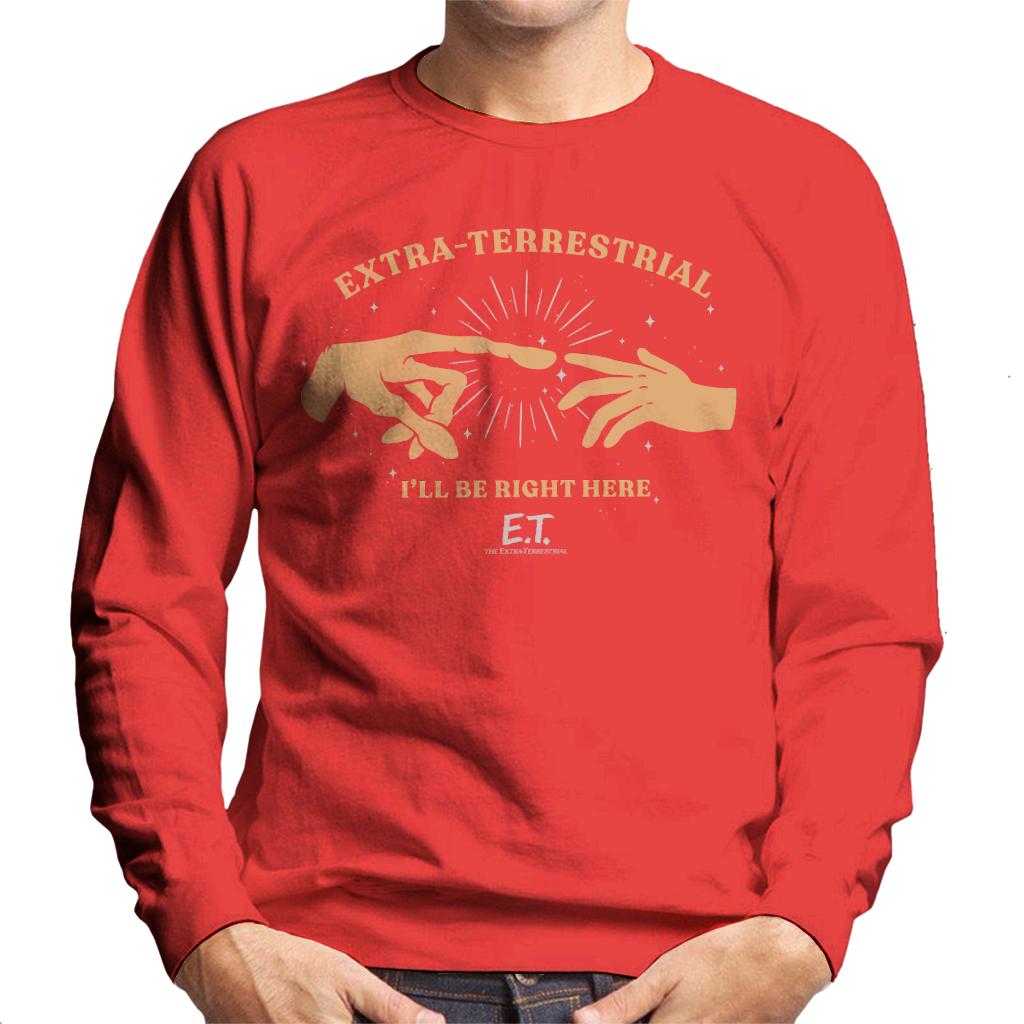 E.T. The Extra Terrestrial Ill Be Right Here Men's Sweatshirt-ALL + EVERY