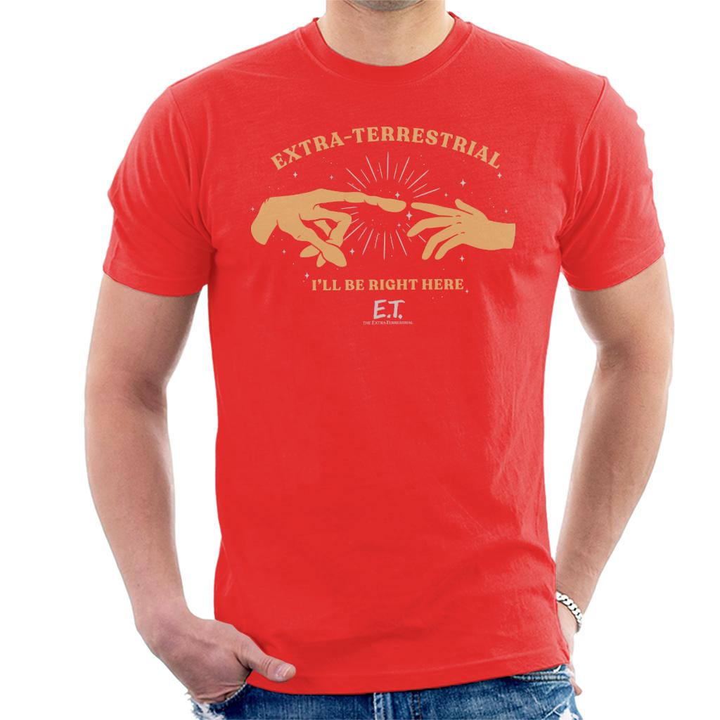 E.T. The Extra Terrestrial Ill Be Right Here Men's T-Shirt-ALL + EVERY