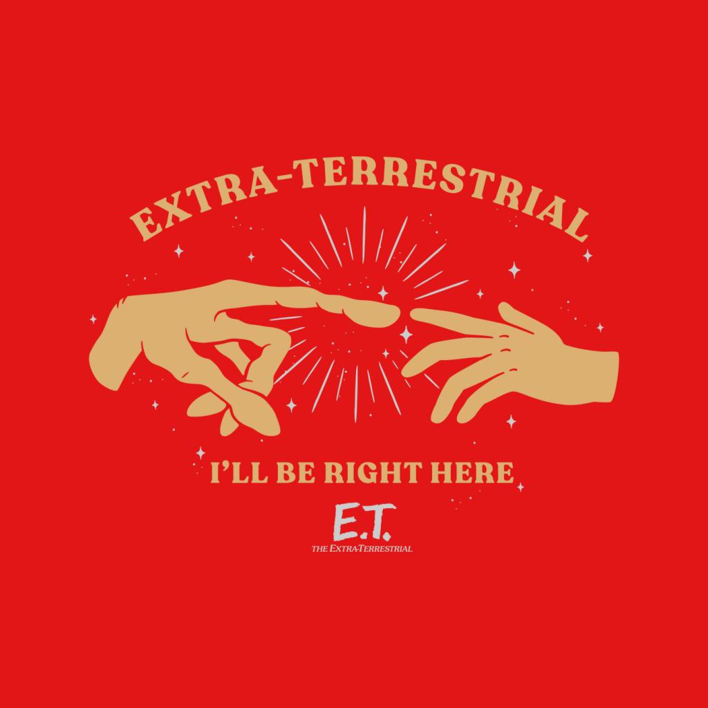 E.T. The Extra Terrestrial Ill Be Right Here Men's T-Shirt-ALL + EVERY