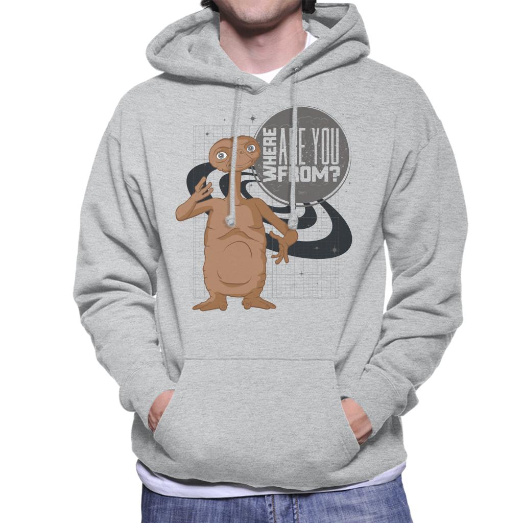 E.T. Where Are You From Men's Hooded Sweatshirt-ALL + EVERY