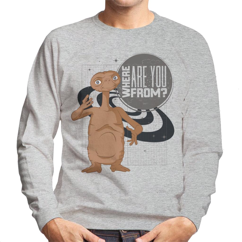 E.T. Where Are You From Men's Sweatshirt-ALL + EVERY