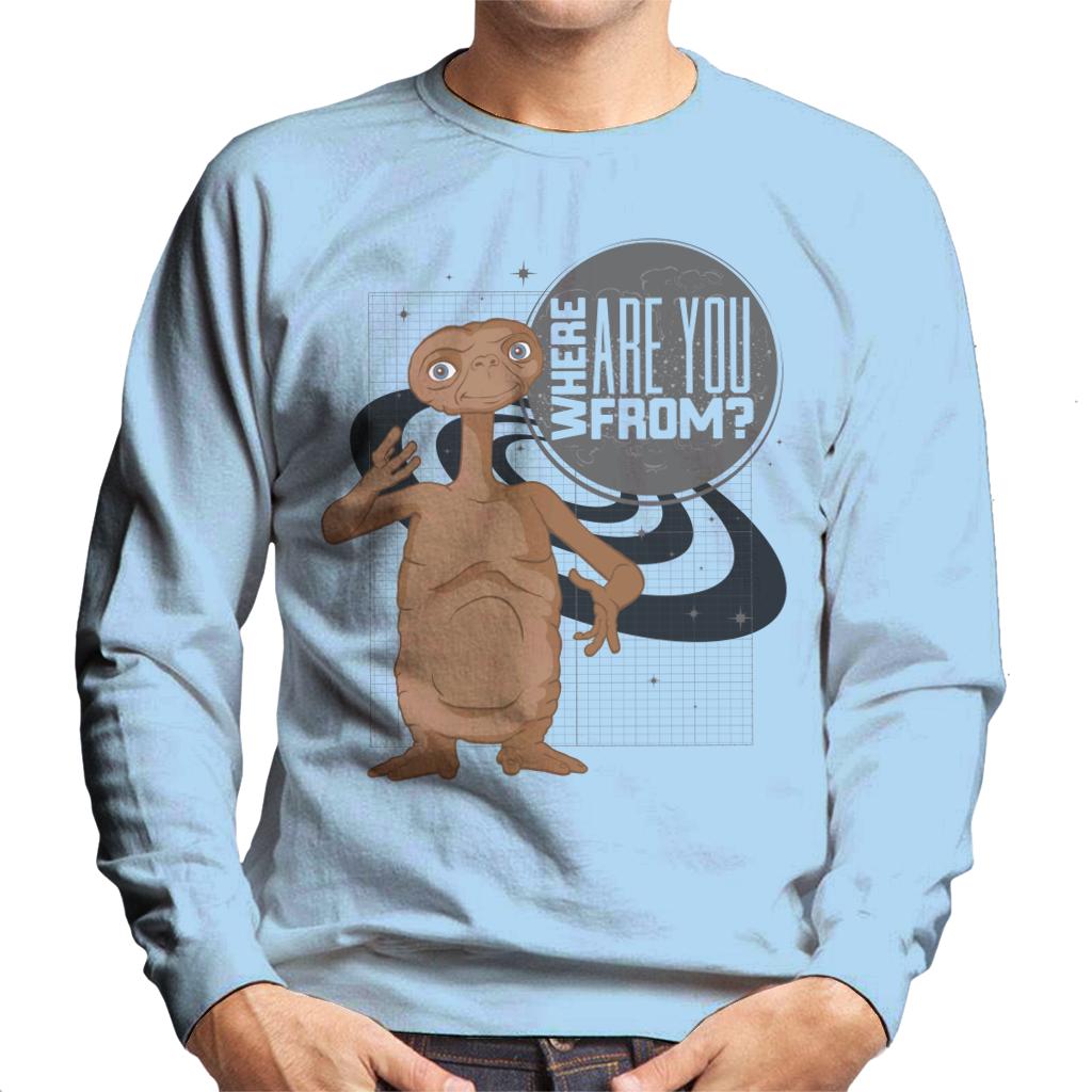 E.T. Where Are You From Men's Sweatshirt-ALL + EVERY