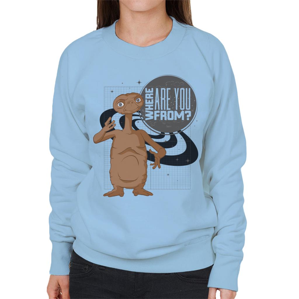 E.T. Where Are You From Women's Sweatshirt-ALL + EVERY