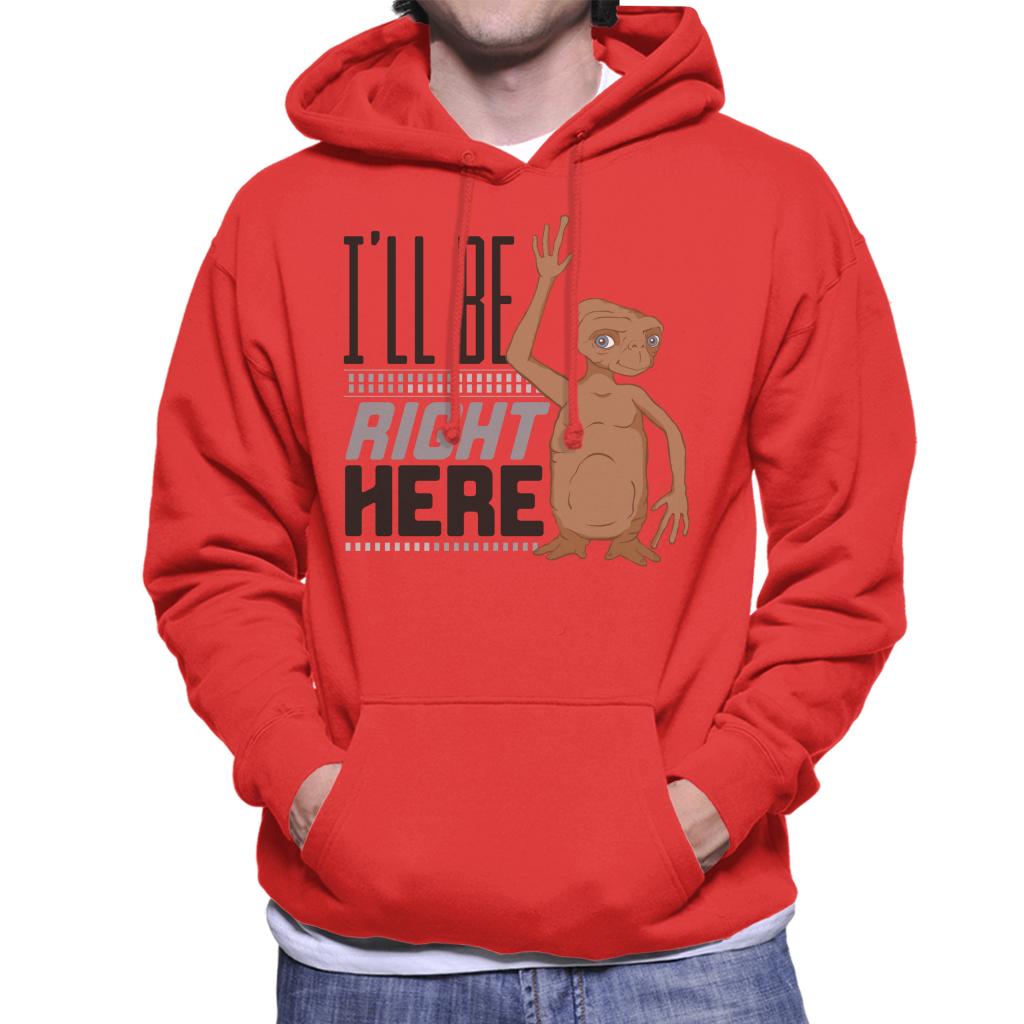 E.T. Ill Be Right Here Men's Hooded Sweatshirt-ALL + EVERY