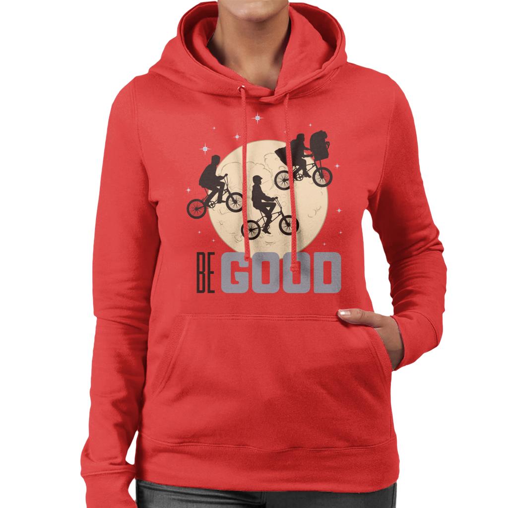 E.T. Classic Shot Be Good Women's Hooded Sweatshirt-ALL + EVERY