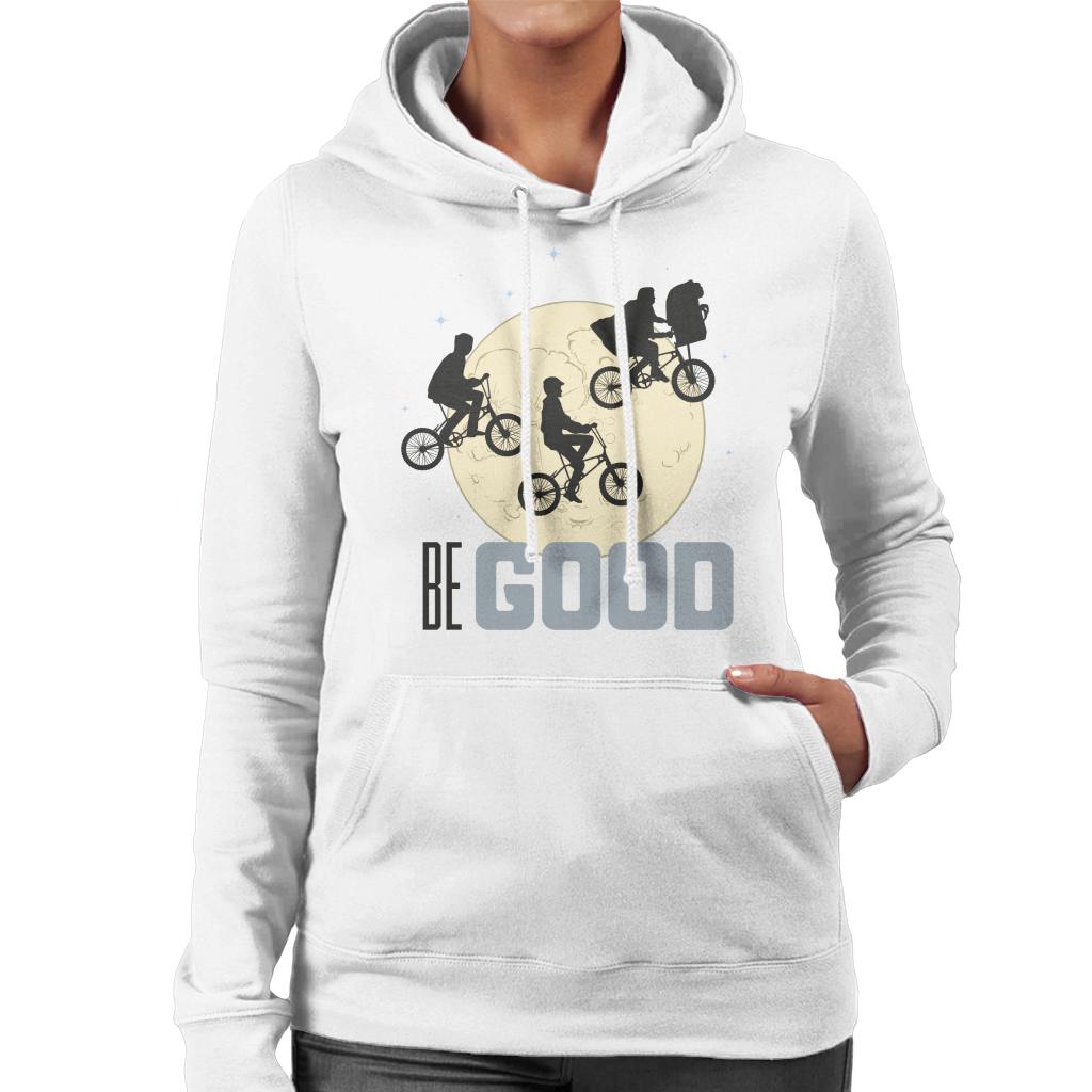 E.T. Classic Shot Be Good Women's Hooded Sweatshirt-ALL + EVERY