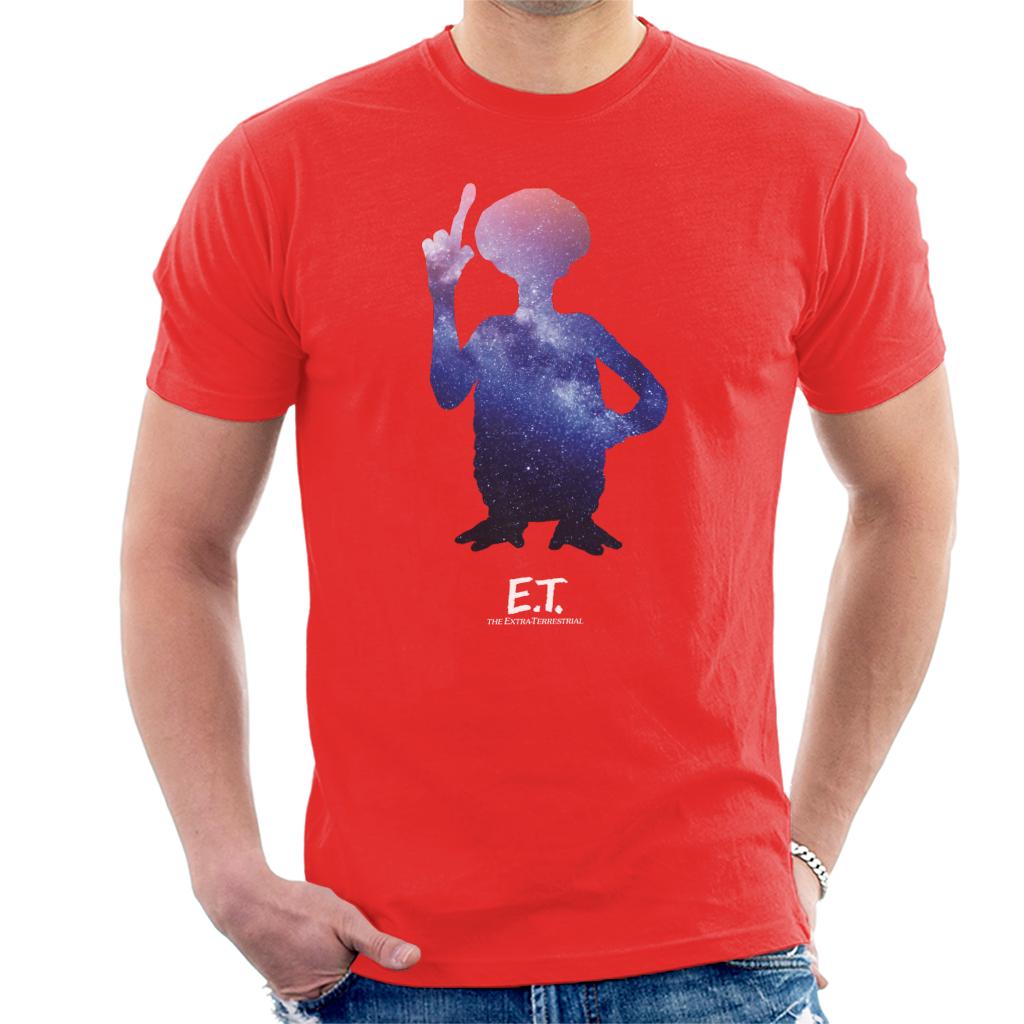 E.T. Galactic Silhouette Men's T-Shirt-ALL + EVERY