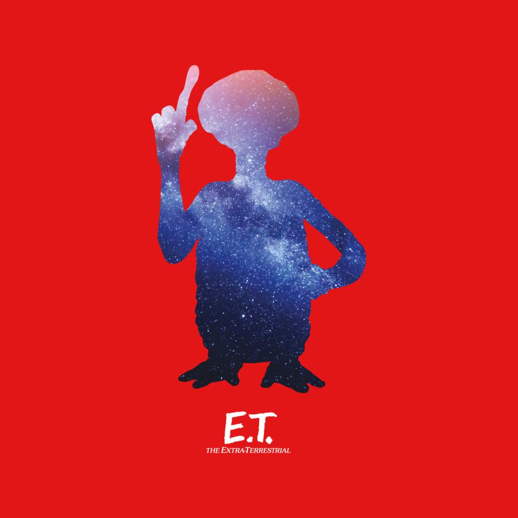 E.T. Galactic Silhouette Men's T-Shirt-ALL + EVERY