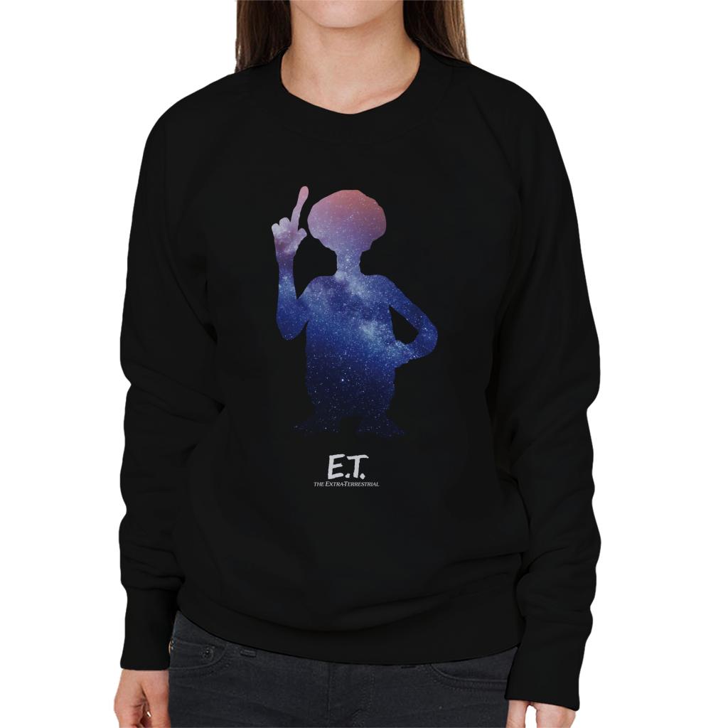 E.T. Galactic Silhouette Women's Sweatshirt-ALL + EVERY