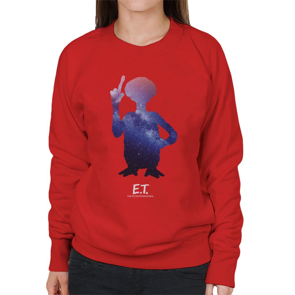 E.T. Galactic Silhouette Women's Sweatshirt-ALL + EVERY