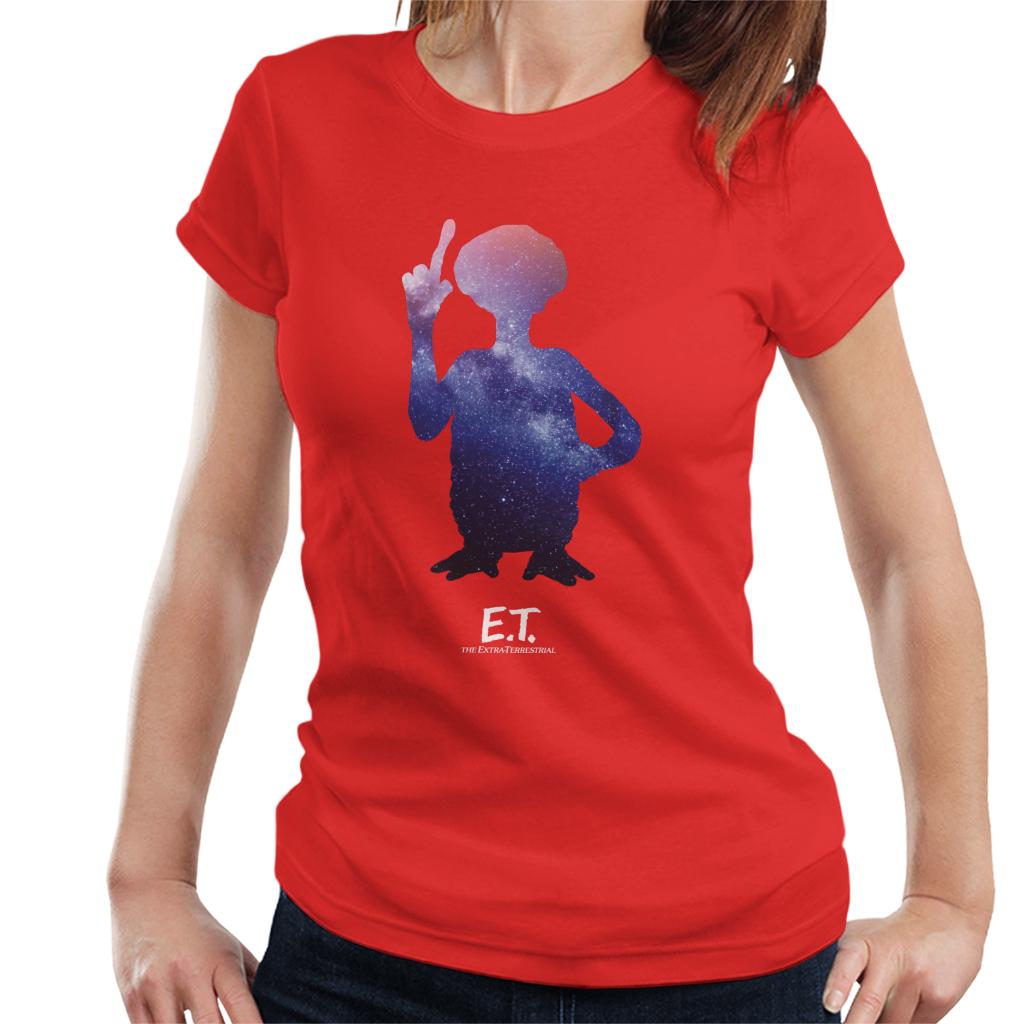 E.T. Galactic Silhouette Women's T-Shirt-ALL + EVERY