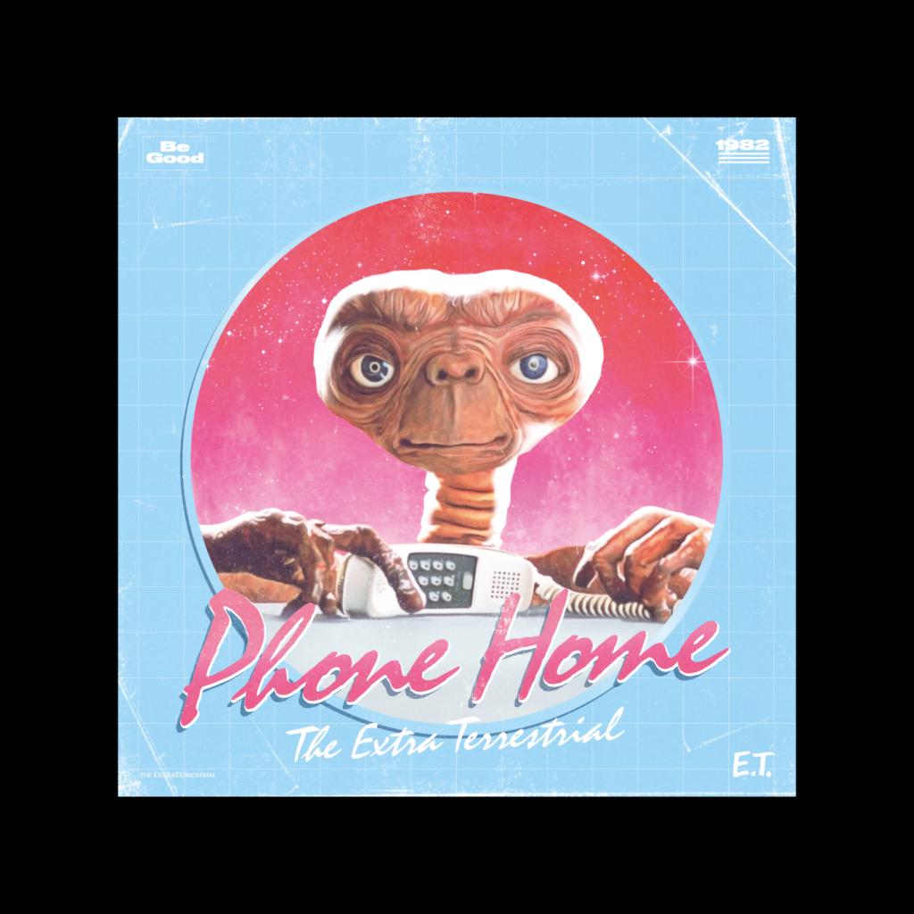 E.T. Phone Home Galactic Background Men's T-Shirt-ALL + EVERY