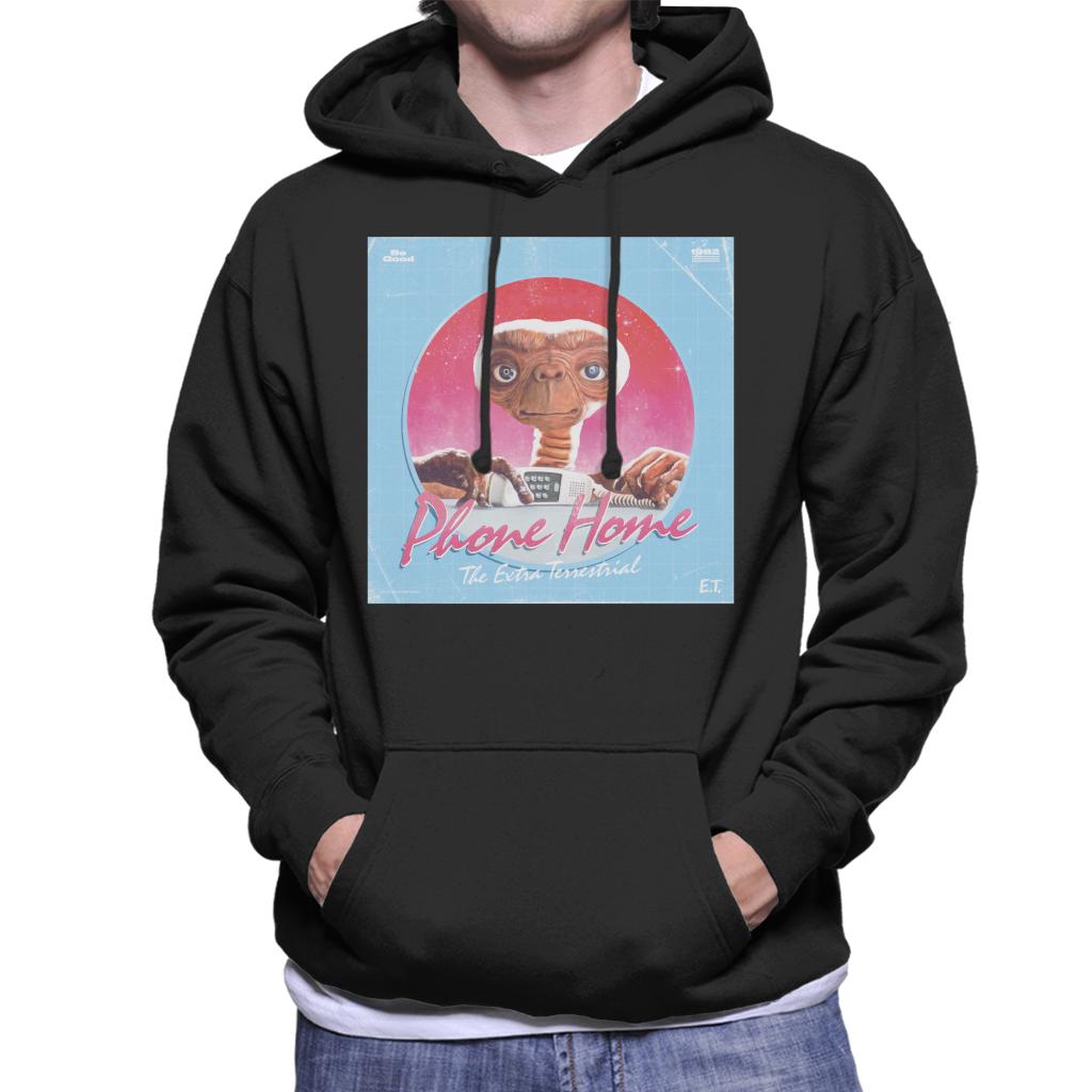 E.T. Phone Home Galactic Background Men's Hooded Sweatshirt-ALL + EVERY