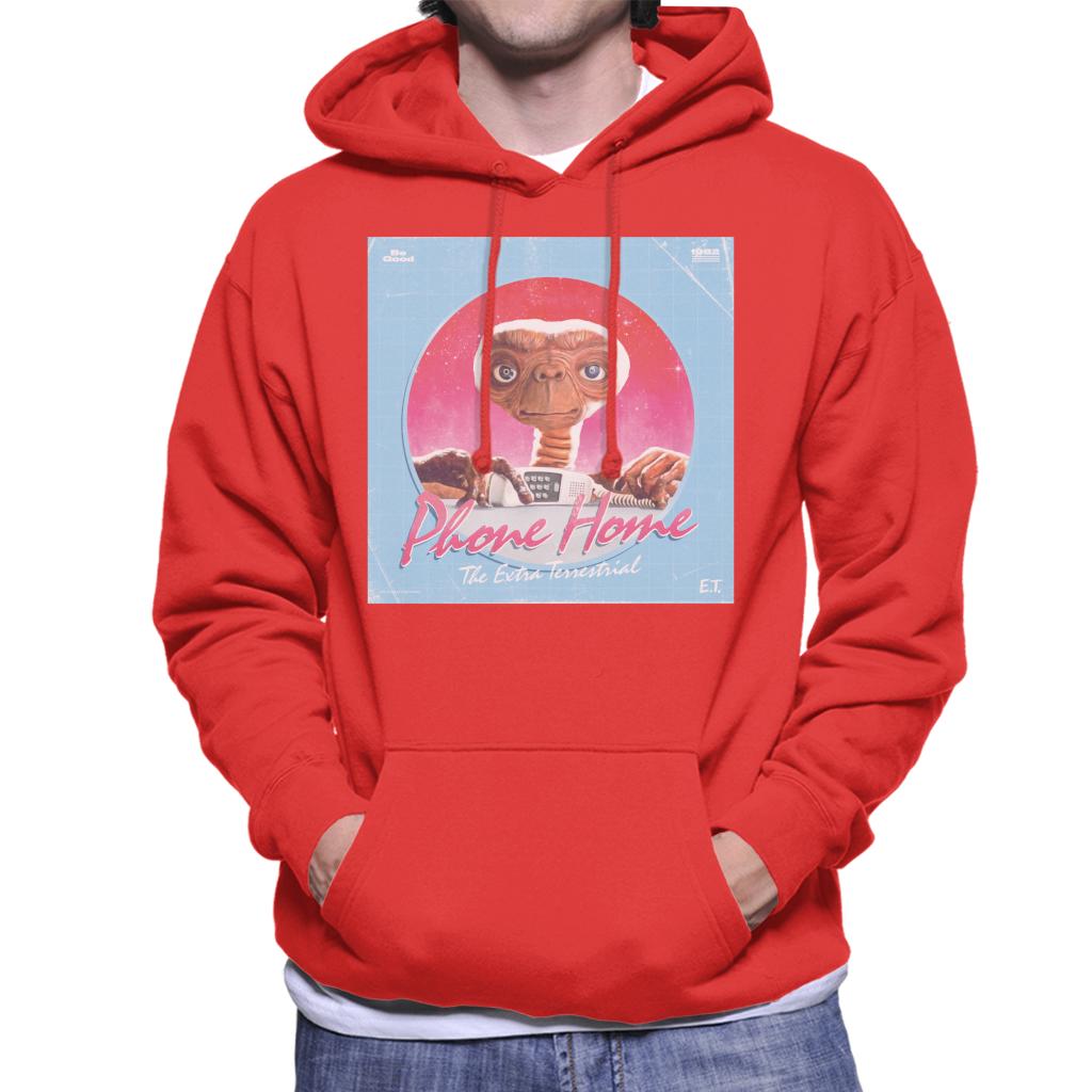 E.T. Phone Home Galactic Background Men's Hooded Sweatshirt-ALL + EVERY