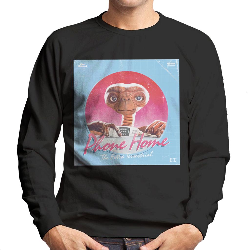 E.T. Phone Home Galactic Background Men's Sweatshirt-ALL + EVERY