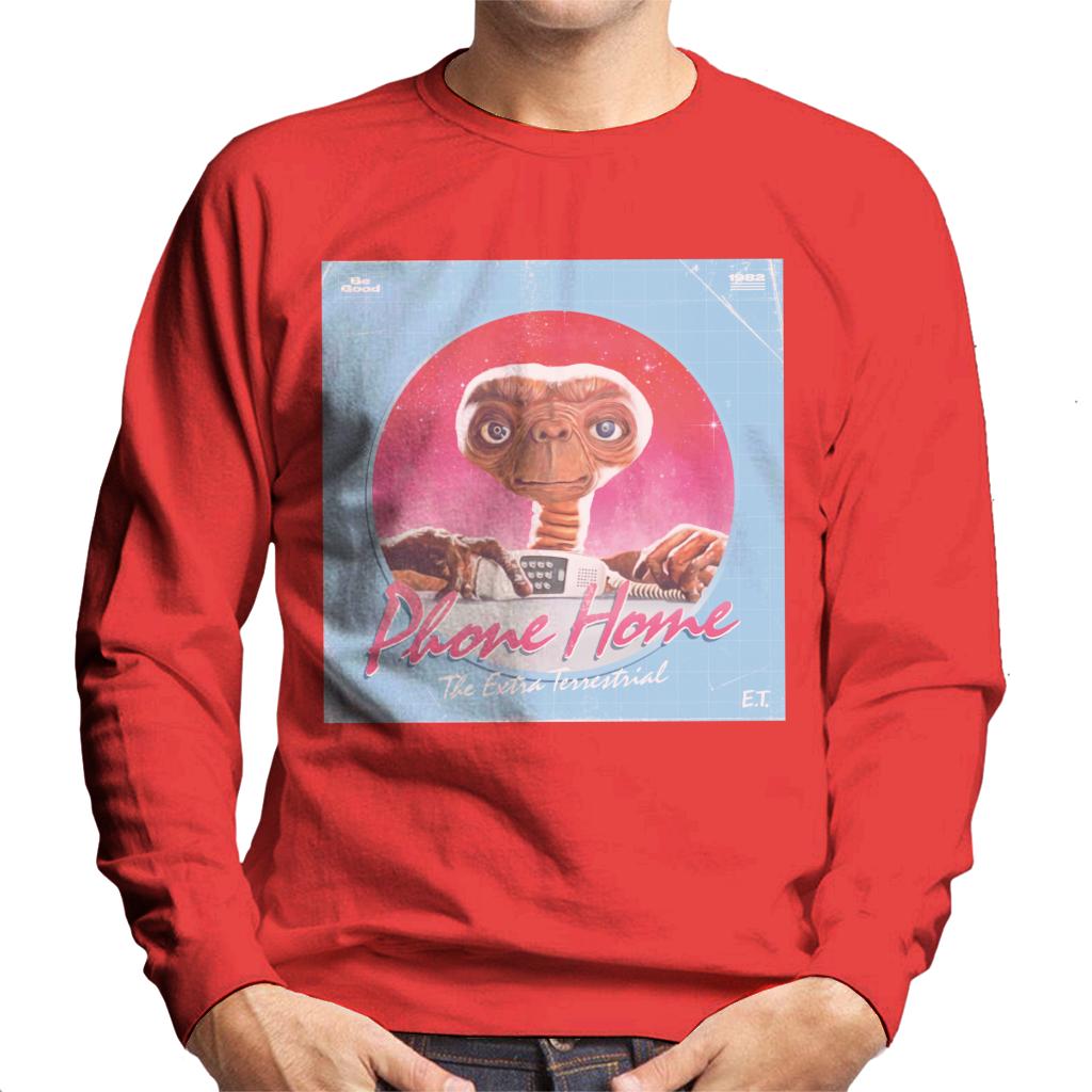 E.T. Phone Home Galactic Background Men's Sweatshirt-ALL + EVERY