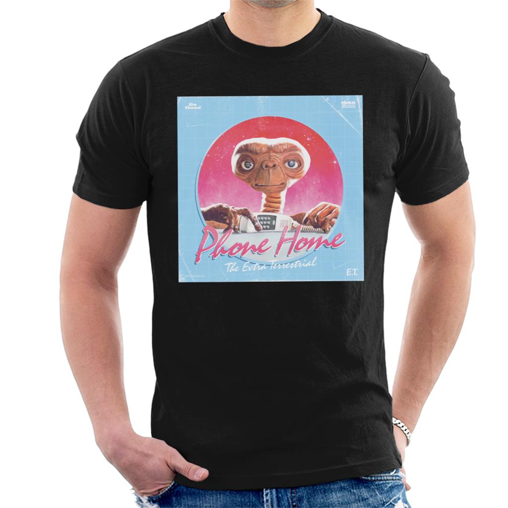 E.T. Phone Home Galactic Background Men's T-Shirt-ALL + EVERY