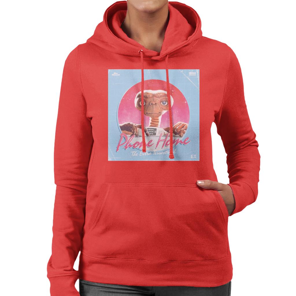 E.T. Phone Home Galactic Background Women's Hooded Sweatshirt-ALL + EVERY