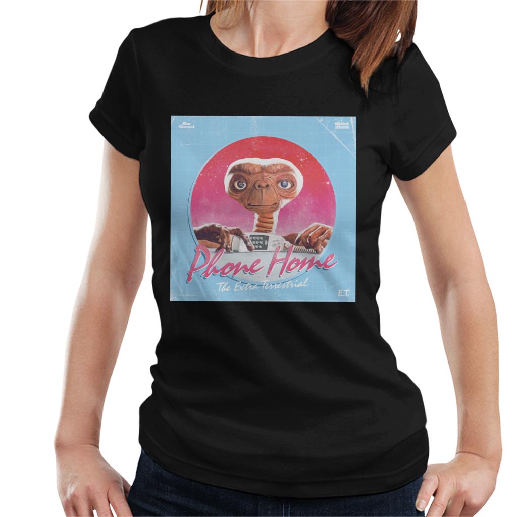 E.T. Phone Home Galactic Background Women's T-Shirt-ALL + EVERY