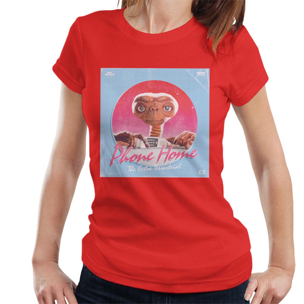 E.T. Phone Home Galactic Background Women's T-Shirt-ALL + EVERY