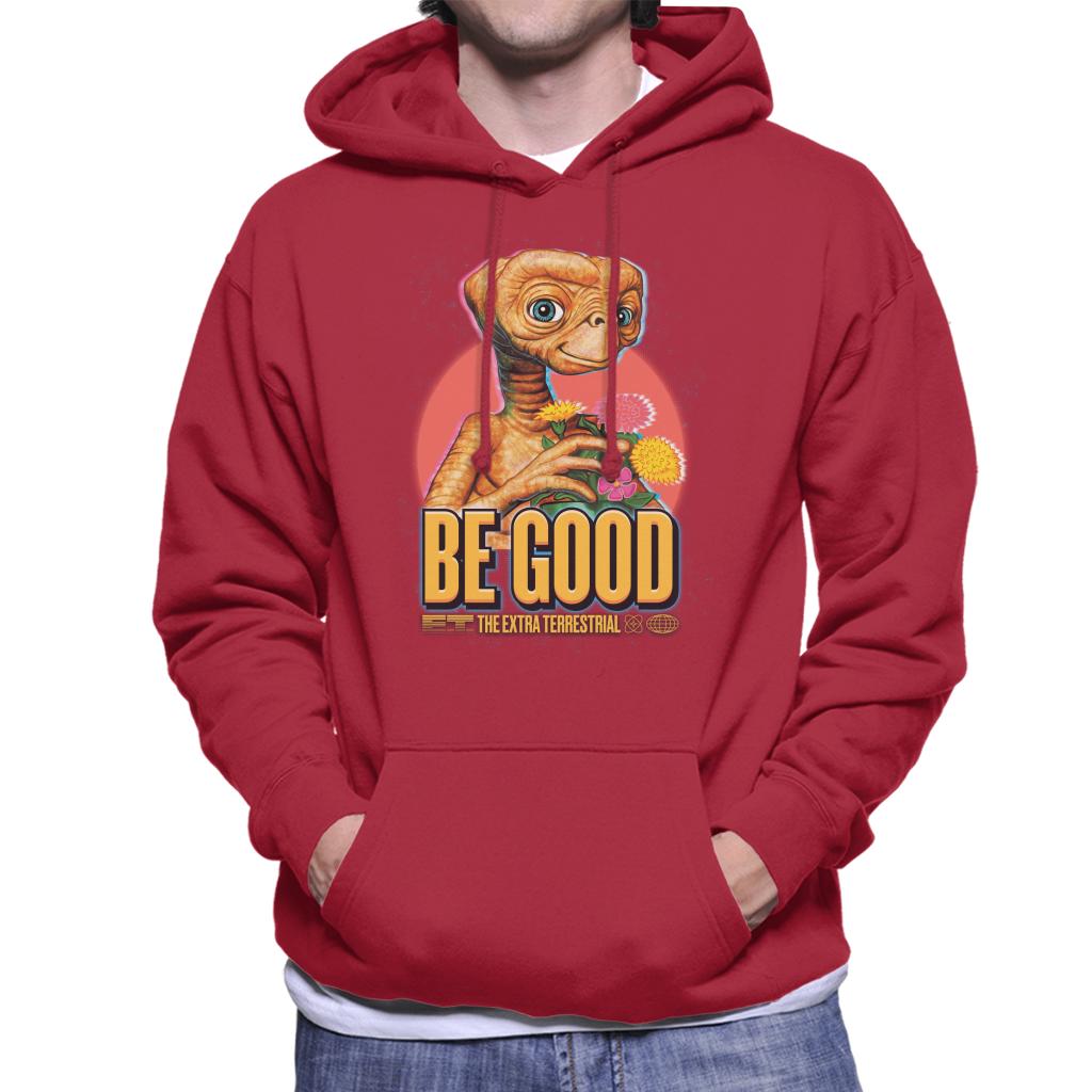 E.T. Be Good Quote Men's Hooded Sweatshirt-ALL + EVERY