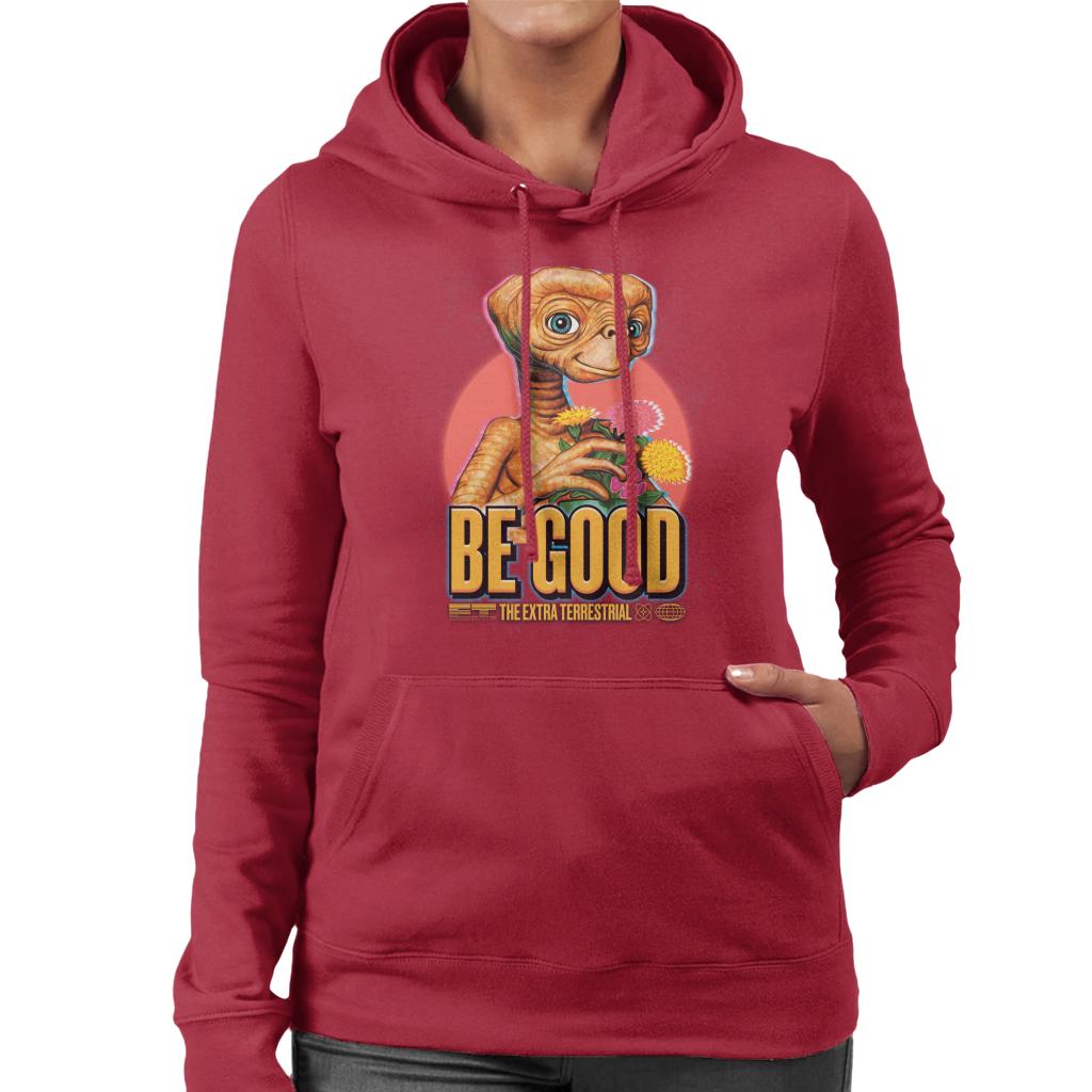 E.T. Be Good Quote Women's Hooded Sweatshirt-ALL + EVERY