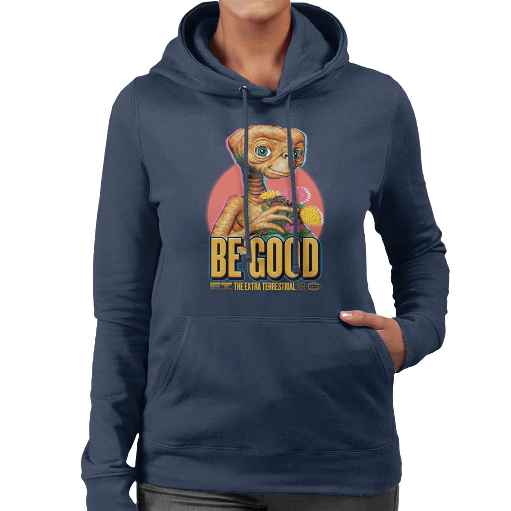 E.T. Be Good Quote Women's Hooded Sweatshirt-ALL + EVERY