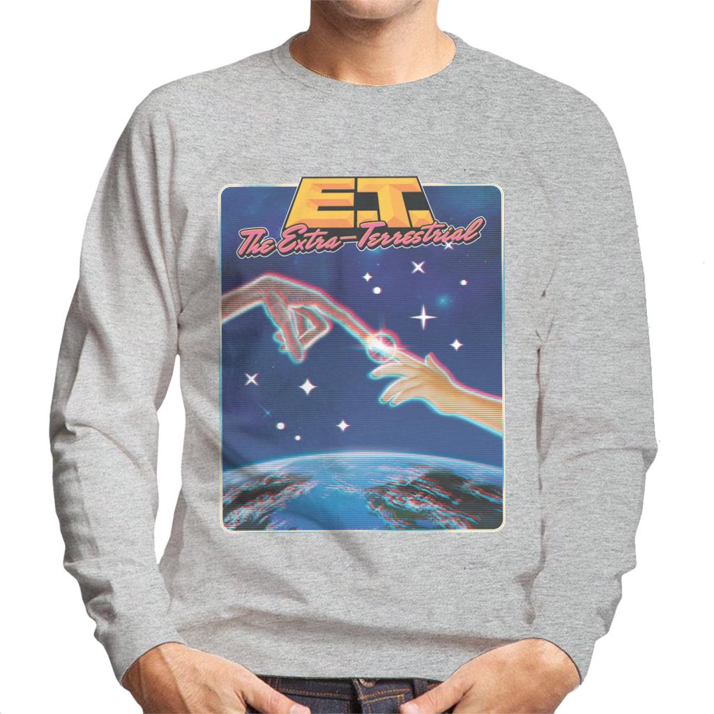 E.T. Glowing Finger Men's Sweatshirt-ALL + EVERY