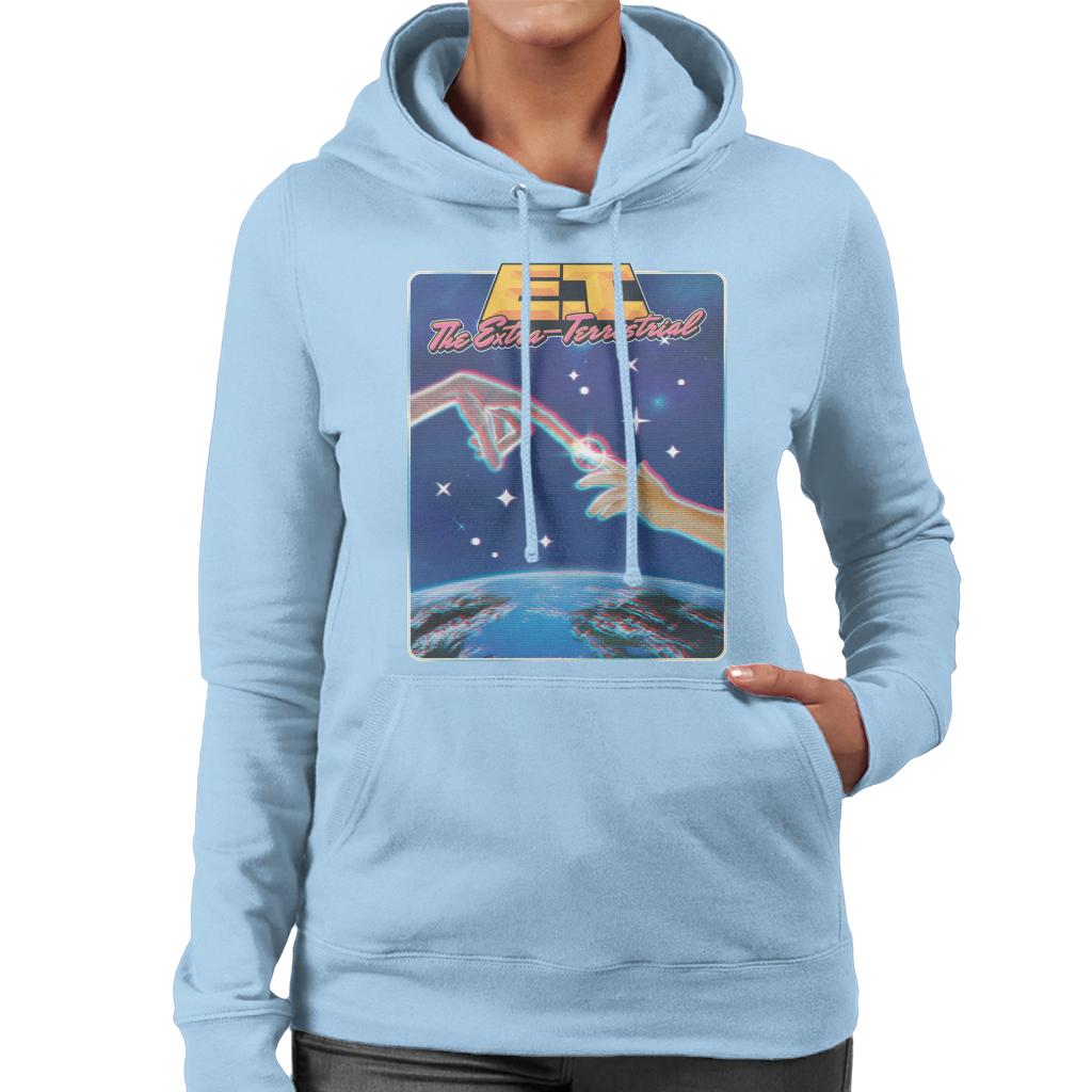 E.T. Glowing Finger Women's Hooded Sweatshirt-ALL + EVERY