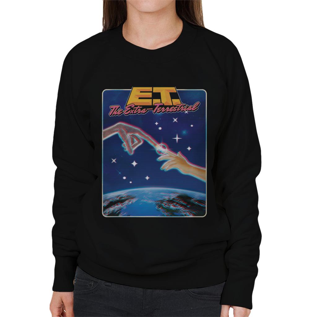 E.T. Glowing Finger Women's Sweatshirt-ALL + EVERY