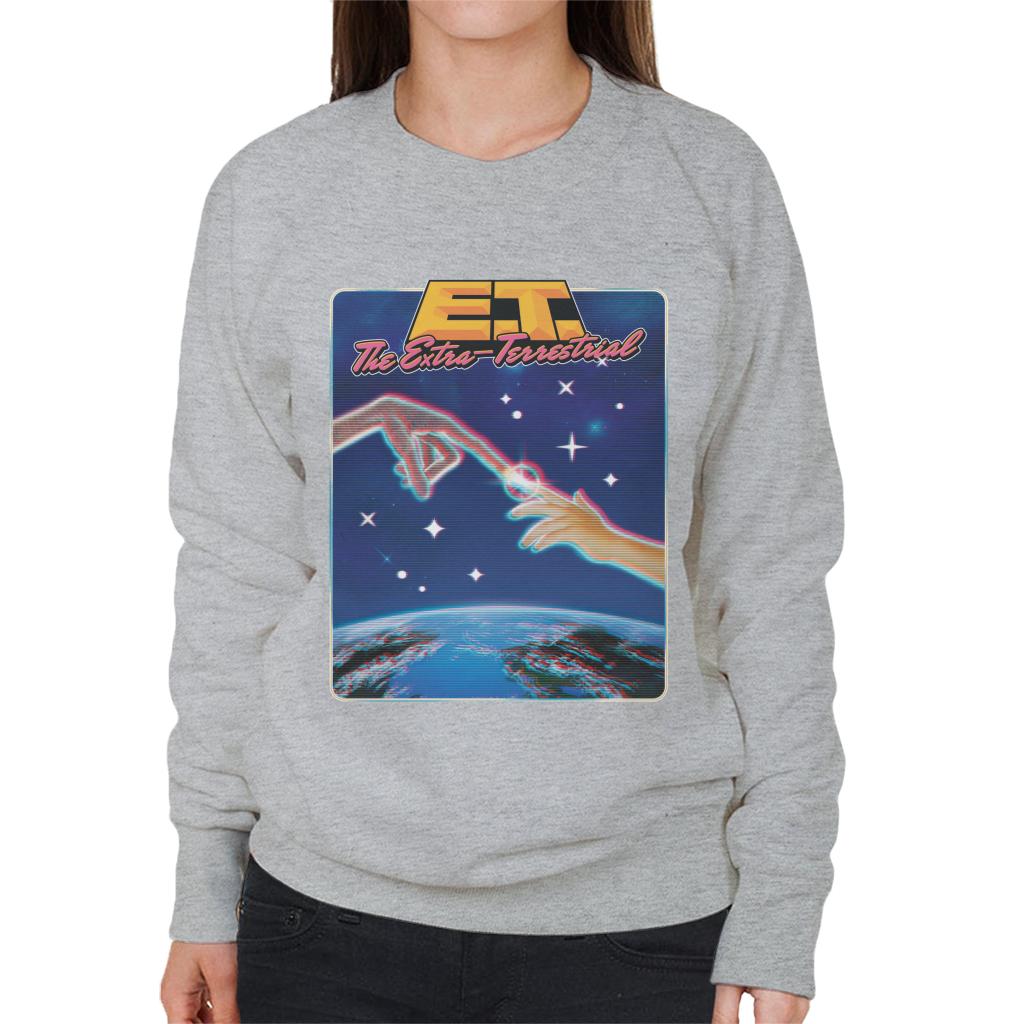 E.T. Glowing Finger Women's Sweatshirt-ALL + EVERY