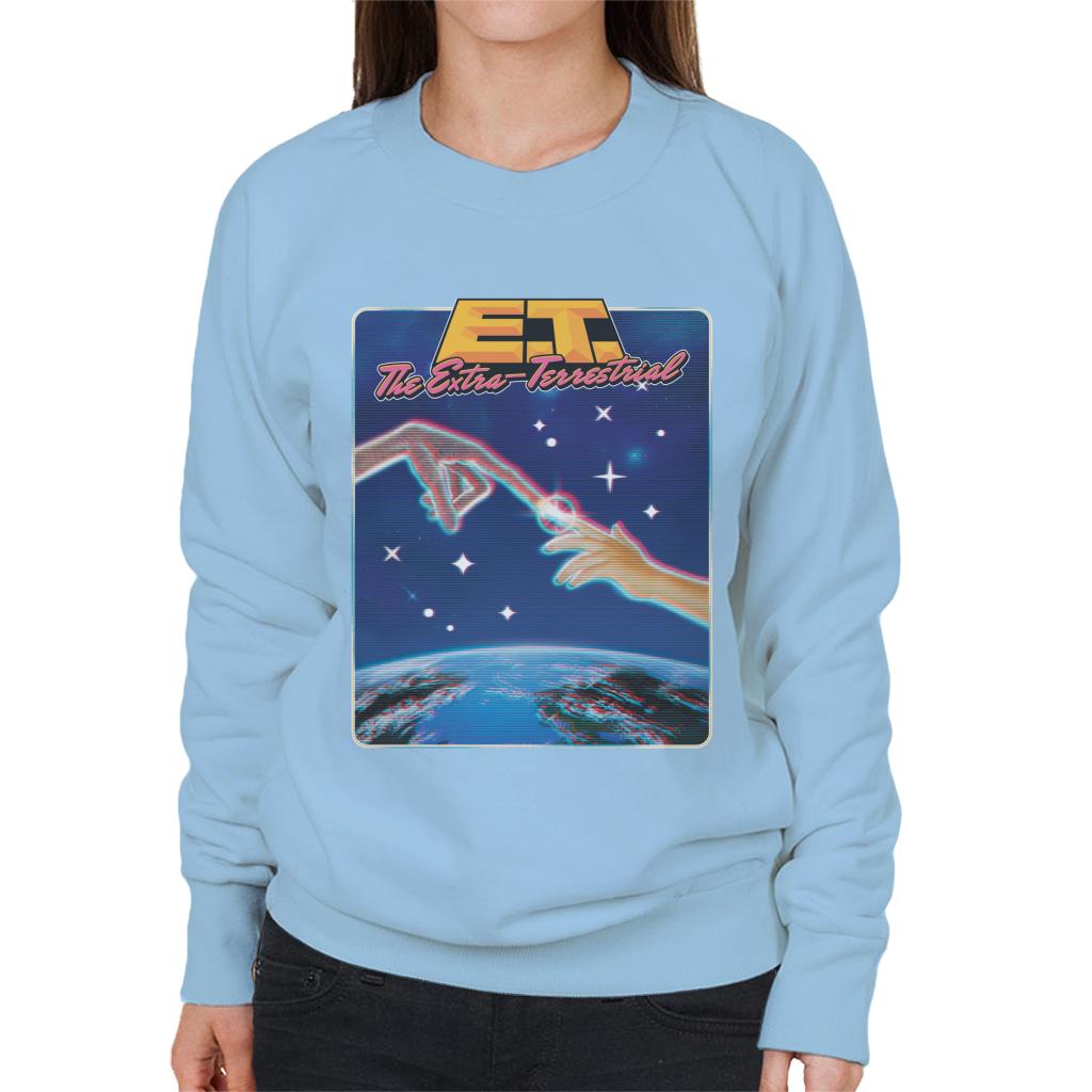 E.T. Glowing Finger Women's Sweatshirt-ALL + EVERY