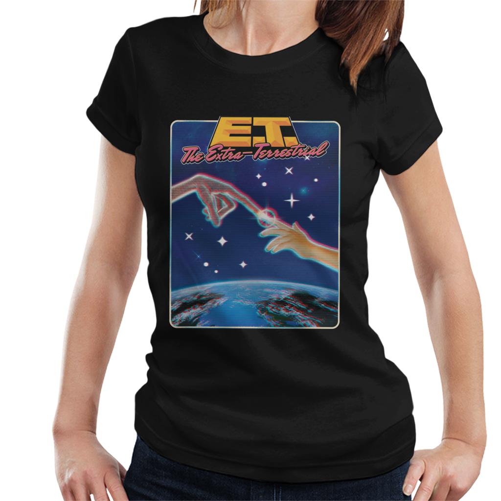 E.T. Glowing Finger Women's T-Shirt-ALL + EVERY