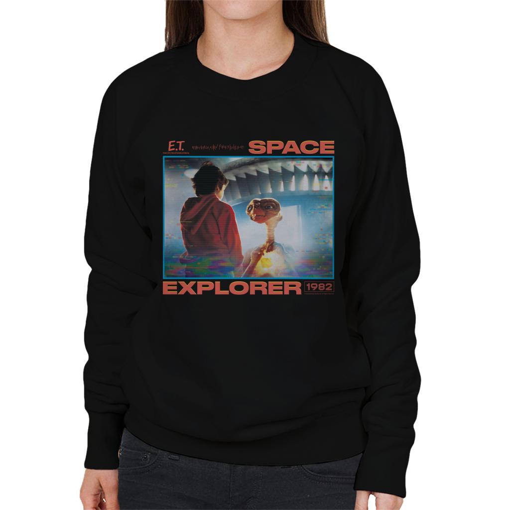 E.T. 1982 Space Explorer Women's Sweatshirt-ALL + EVERY