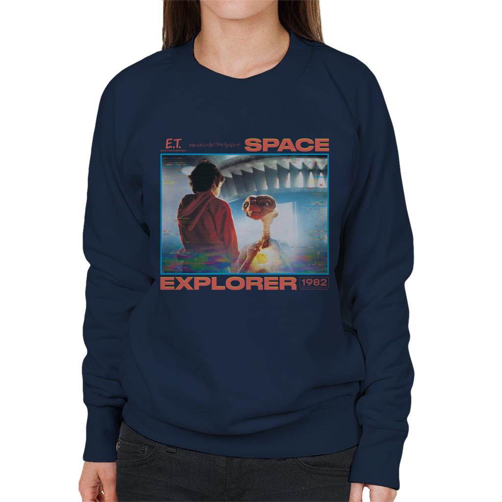 E.T. 1982 Space Explorer Women's Sweatshirt-ALL + EVERY